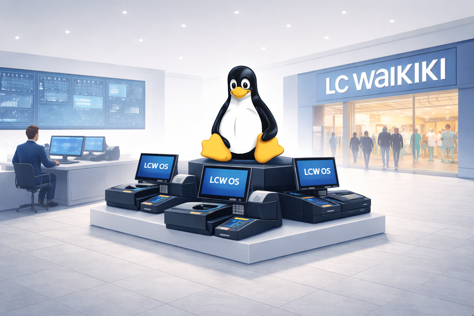 LC Waikiki’den Açık Kaynak Hamlesi: 8.000’den Fazla Yazar Kasa Linux’a Geçiyor
