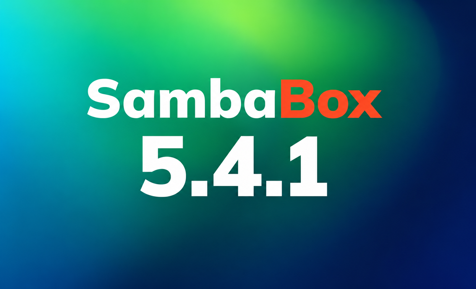 SambaBox 5.4.1 Yayımlandı!
